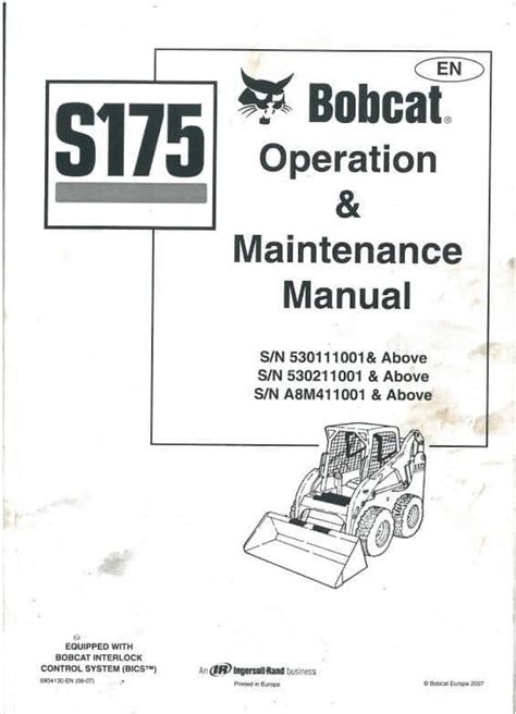 2006 bobcat skid steer s175|bobcat s175 operators manual pdf.